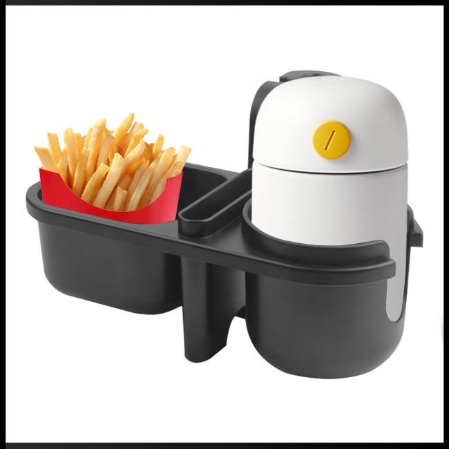 Giá Đỡ Cốc / Điện Thoại / Chai Nước / Đồ Ăn Vặt 3 Trong 1 Gắn Sau Ghế Xe Hơi