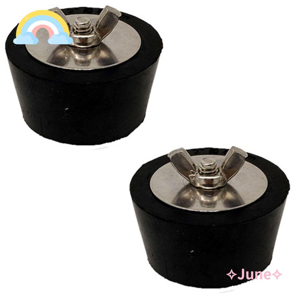 Bộ 2 Nút Cao Su Nối Dài Ống Nước 1.5 Inch 38mm Chuyên Dụng|Nút Cắm Mở Rộng Phích Cắm Vào Mùa Đông Màu Đen Cho Bể Bơi