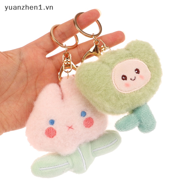Móc Khóa Gấu Bông Tulip Dễ Thương