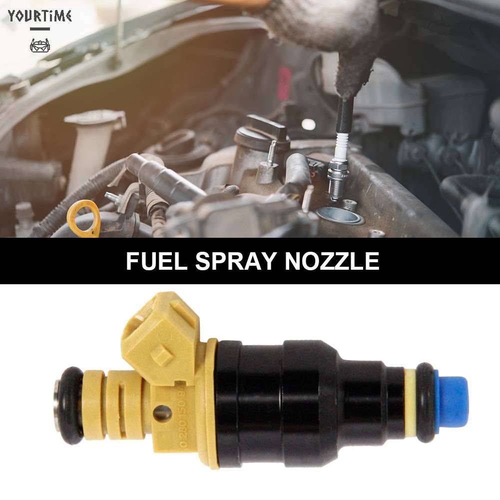 Set 4 / 4 Đầu Phun Nhiên Liệu 4 Lỗ Tiện Dụng Chất Lượng Cao 0280150909 Phụ Kiện Chuyên Dụng Cho Xe Hơi Ford 93-03 F-250 E-250 5.0L / 5.4L