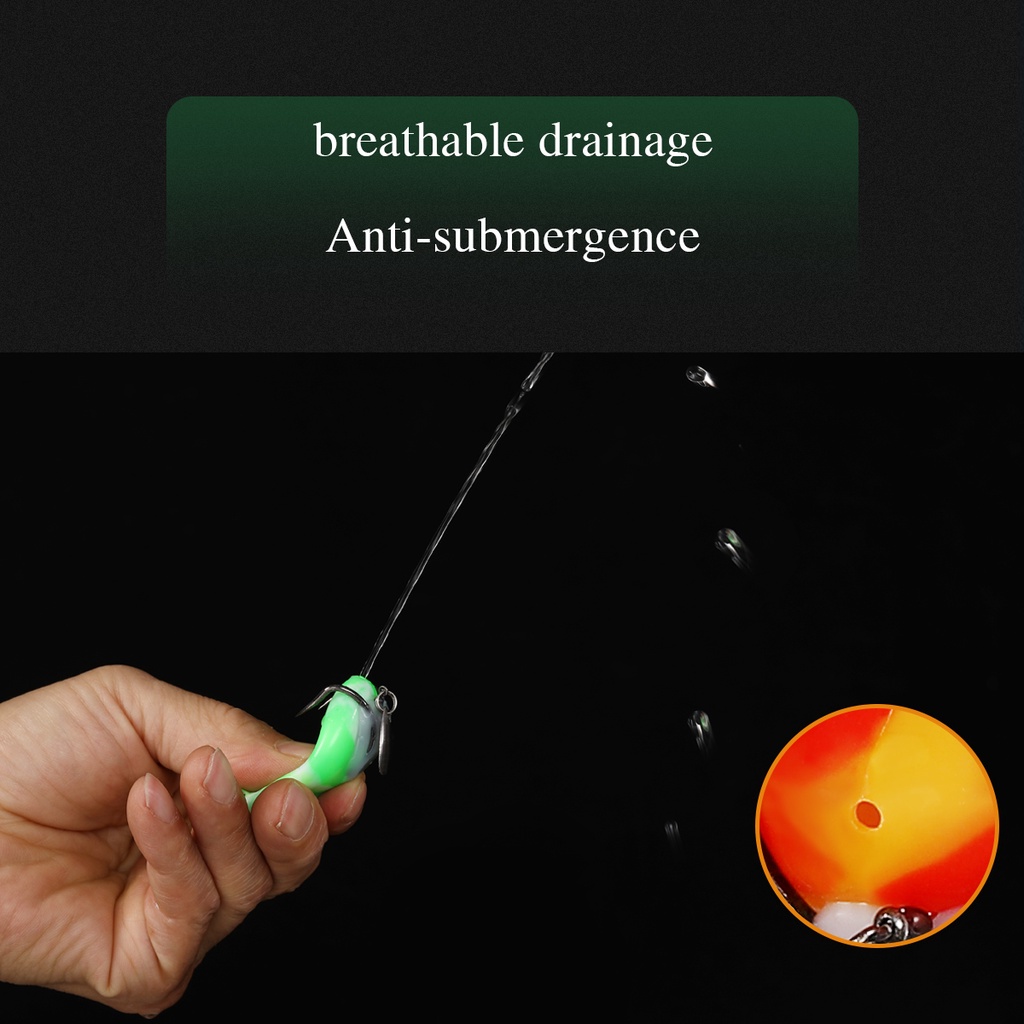 Mồi Câu Cá Giả Hình Con Ếch Mềm 70mm / 14.5g