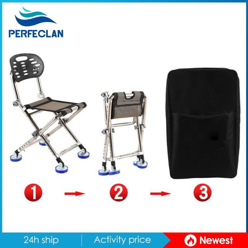 Ghế Xếp Ngồi Câu Cá / Cắm Trại Có Tựa Lưng Tiện Dụng