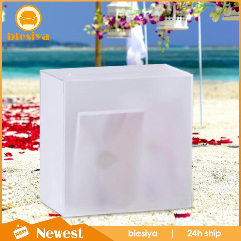Hộp Đựng Thẻ Bằng Acrylic Trong Suốt Cho Tiệc Cưới / Sinh Nhật