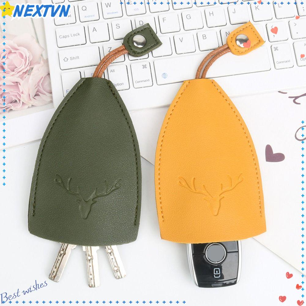 Set 2 Bao Da PU Bảo Vệ Chìa Khóa Xe Hơi Chuyên Dụng