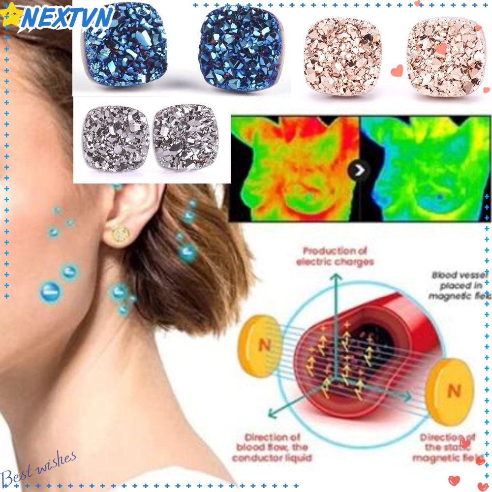 Nextvn Bông Tai Châm Cứu Từ Tính Lymphatic Làm Quà Tặng Trang Sức Liệu Pháp Châm Cứu