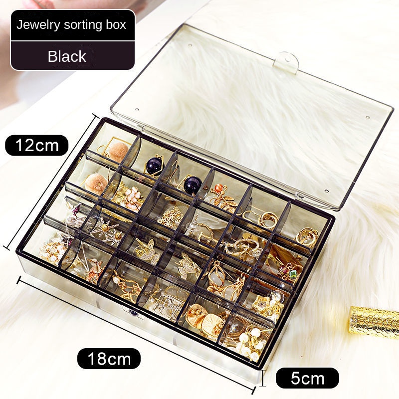 A - LIFE Hộp Đựng Trang Sức Đa Năng Chống Bụi Tiện Dụng