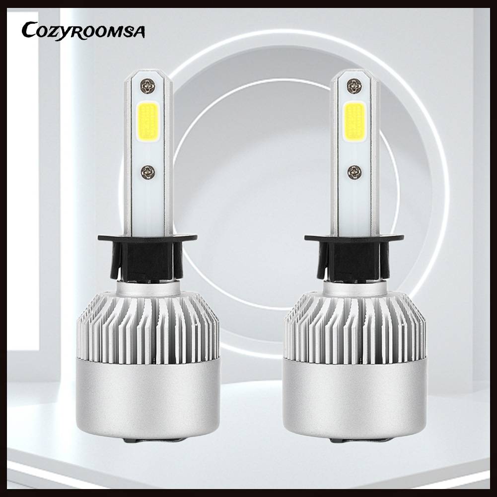 Set 2 Bóng Đèn 9000LM H27 880 9006 H13 HB3 H8 9003 9005 Chuyên Dụng Cho Xe Hơi