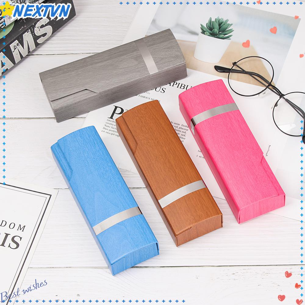 Hộp Đựng Mắt Kính Giả Gỗ Thời Trang Unisex