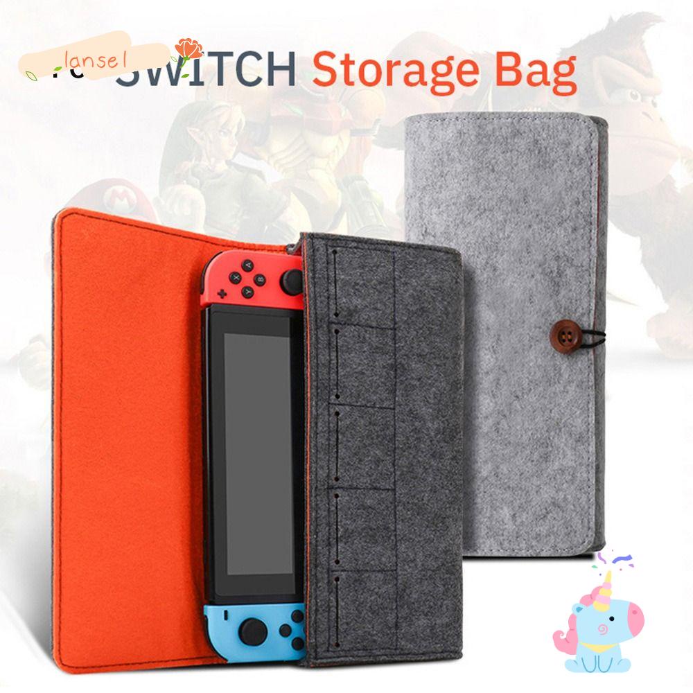 Túi Đựng Nhiều Ngăn Đa Năng Bằng Vải Nỉ Cho Switch