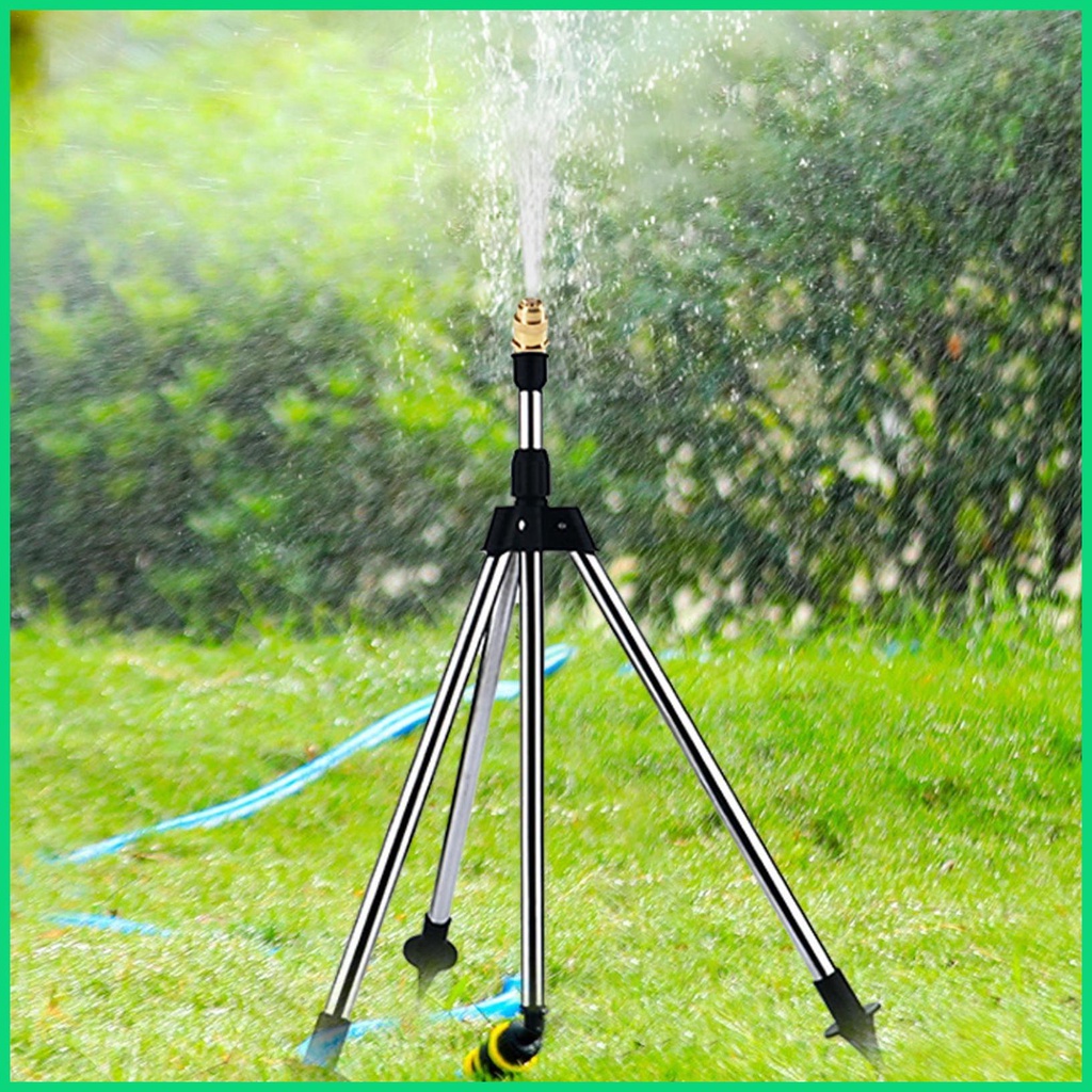 Bộ Giá Đỡ Ba Chân + Vòi Phun Nước + Vòi Phun Cỡ Lớn Xoay 360 Độ Cho Sân Vườn jiwvn