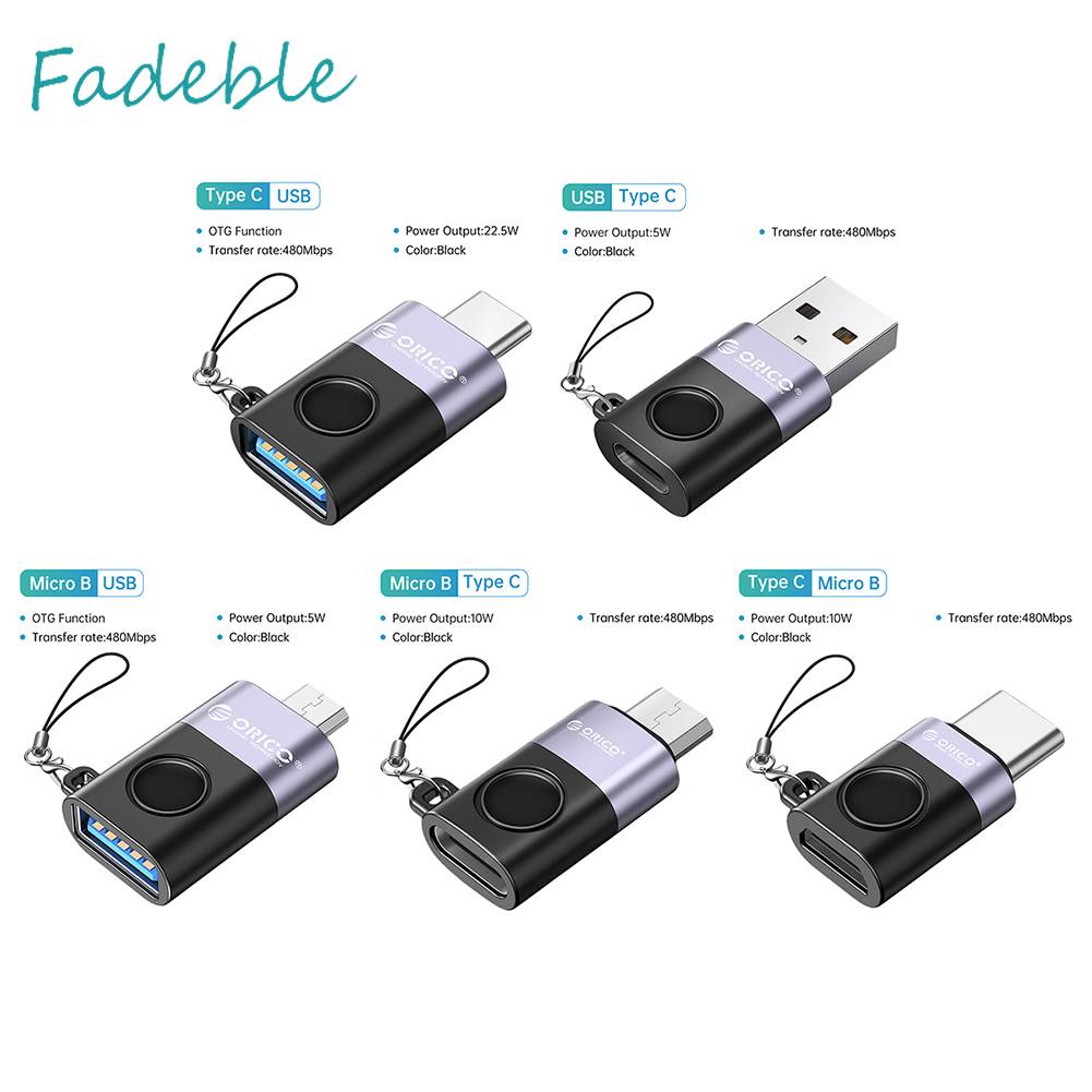 Bộ ChuyểN ĐổI OTG Type-C Sang USB 480Mbps BằNg HợP Kim Nhôm