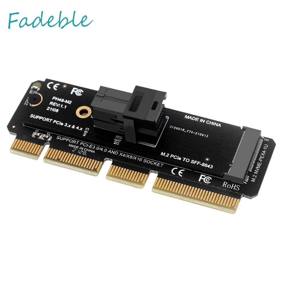 Thẻ Mở Rộng M.2 NVME Sang U.2 Mkey Pcie 4 Sang SFF8643 Cho Máy Tính