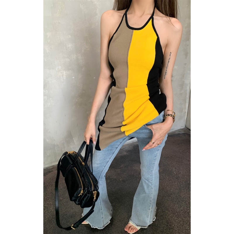 Đầm Dệt Kim Hai Dây Màu Sắc Thời Trang Trẻ Trung