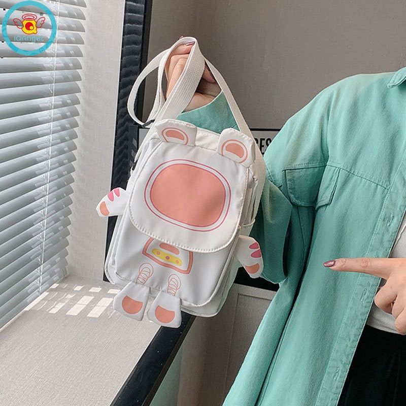 Túi Đeo Chéo Nhỏ Họa Tiết Hoạt Hình Phong Cách Hàn Quốc Cho Bé
