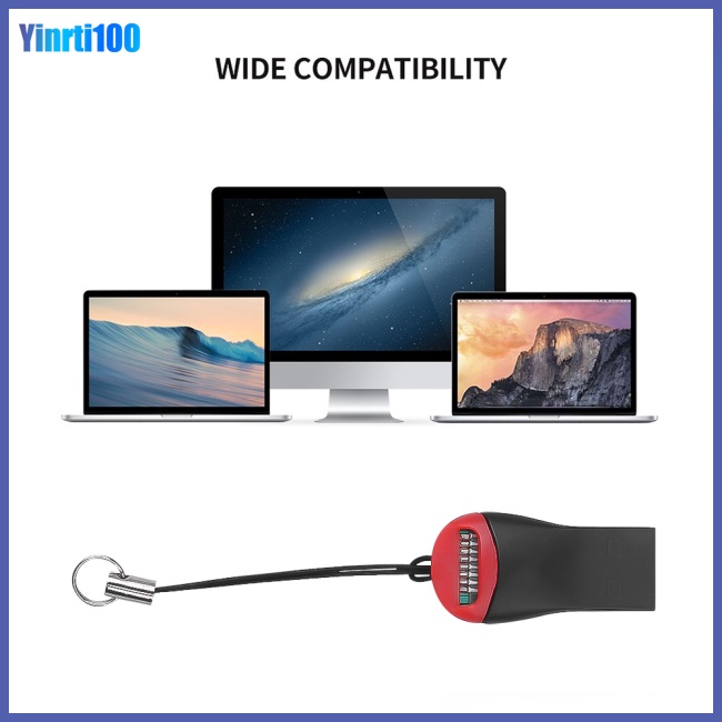 Đầu Đọc Thẻ Nhớ Micro SDHC TF Usb 2.0 Cho Laptop