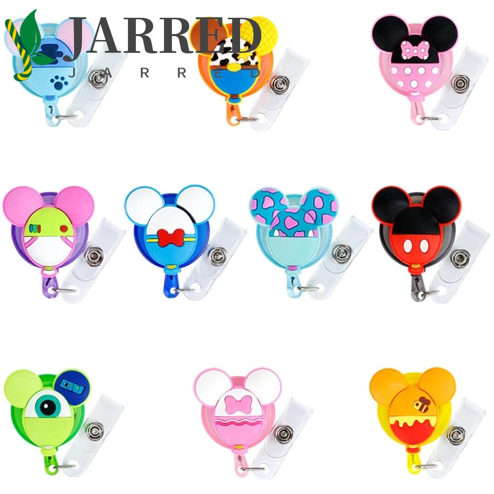 JARRED Giá Đỡ Thẻ Tên Có Thể Thu Gọn Họa Tiết Hoạt Hình Dễ Thương