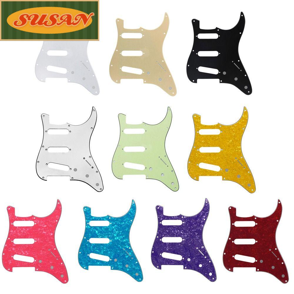 Miếng Gảy Đàn Guitar SUSANS 10 Màu Với 11 Lỗ ST SSS
