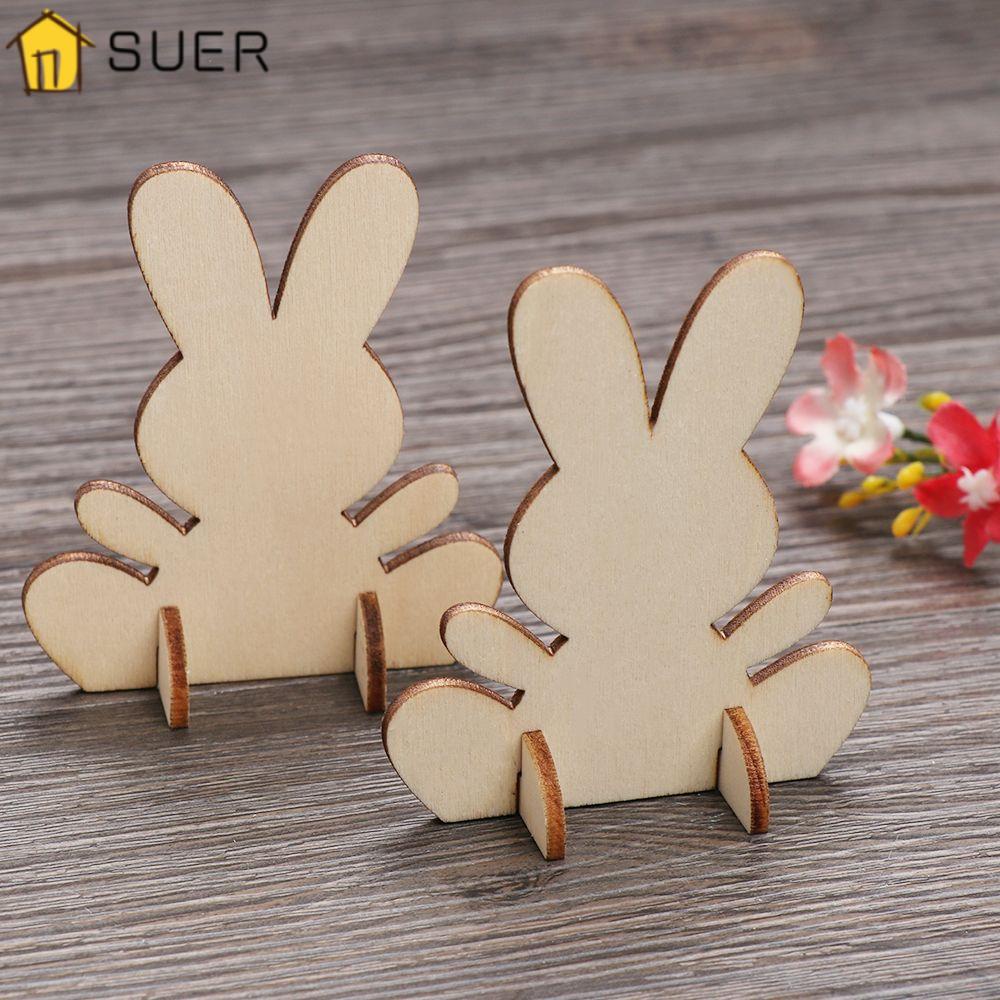 Set 10 Phụ Kiện Trang Trí Tiệc Hình Thỏ Phục Sinh 3D