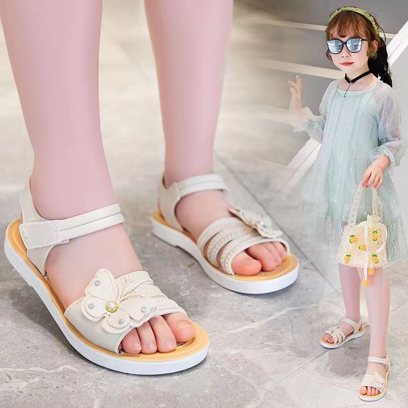 Xăng đan Đế Mềm Chống Trượt Chất Lượng Cao Thời Trang Mùa Hè 2023 Cho Bé Gái