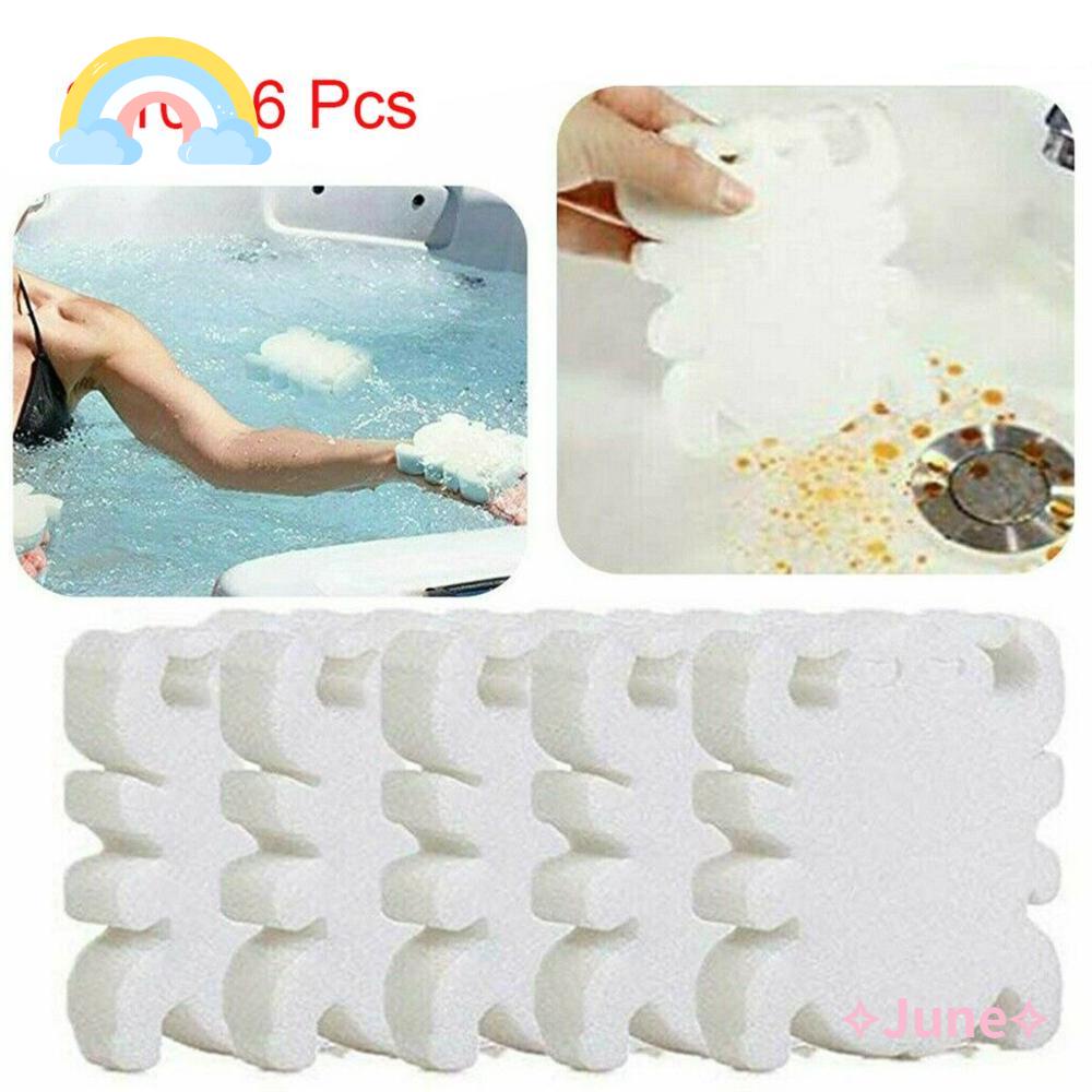 Bộ 2 / 10 / 16 Miếng Xốp Thấm Hút Dầu Vệ Sinh Bể bơi Tiện Dụng