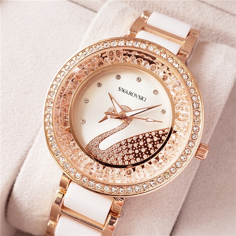 Đồng Hồ Đeo Tay Swarovski Swarovski Đính Pha Lê Sang Trọng Cho Nữ