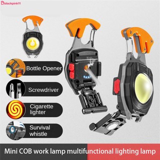Đèn móc khóa mini đa chức năng với đèn làm việc khẩn cấp COB độ sáng cao blackpink11