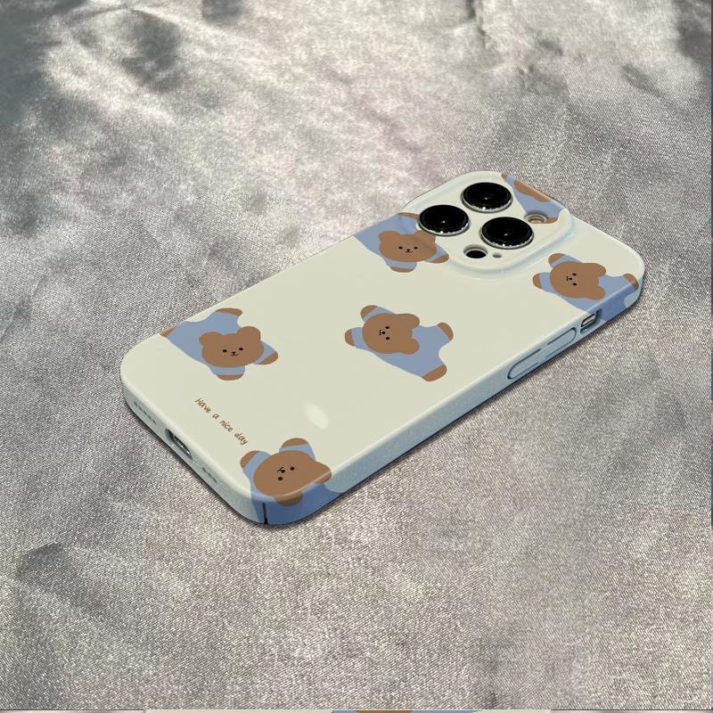 Ốp Điện Thoại Dẻo Họa Tiết Gấu Papa Dễ Thương Chống Sốc Cho Iphone12Max11136In 14pro PD05