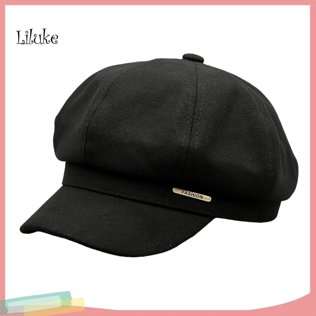 Nón Beret Màu Trơn Phong Cách Thời Trang Hàn Quốc Cho Nữ