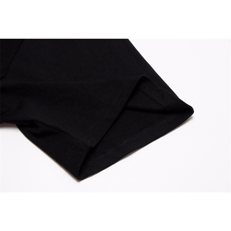 M-m-j-m-m-m-m-m-m-ind - Áo Tay Ngắn Phối Ren Ruy Băng Toàn Diện Phong Cách Đường Phố Cá Tính Dễ Phối Đồ