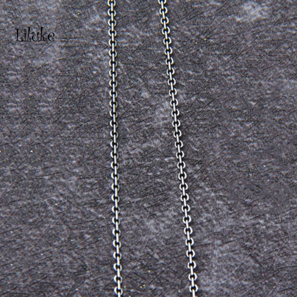 Vòng cổ Bạc 925 Dáng Ngắn Phong Cách Retro Cá Tính