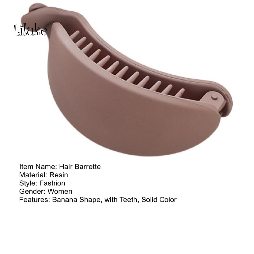 Kẹp Tóc Càng Cua Chống Trượt Màu Sắc Ngọt Ngào Cho Nữ