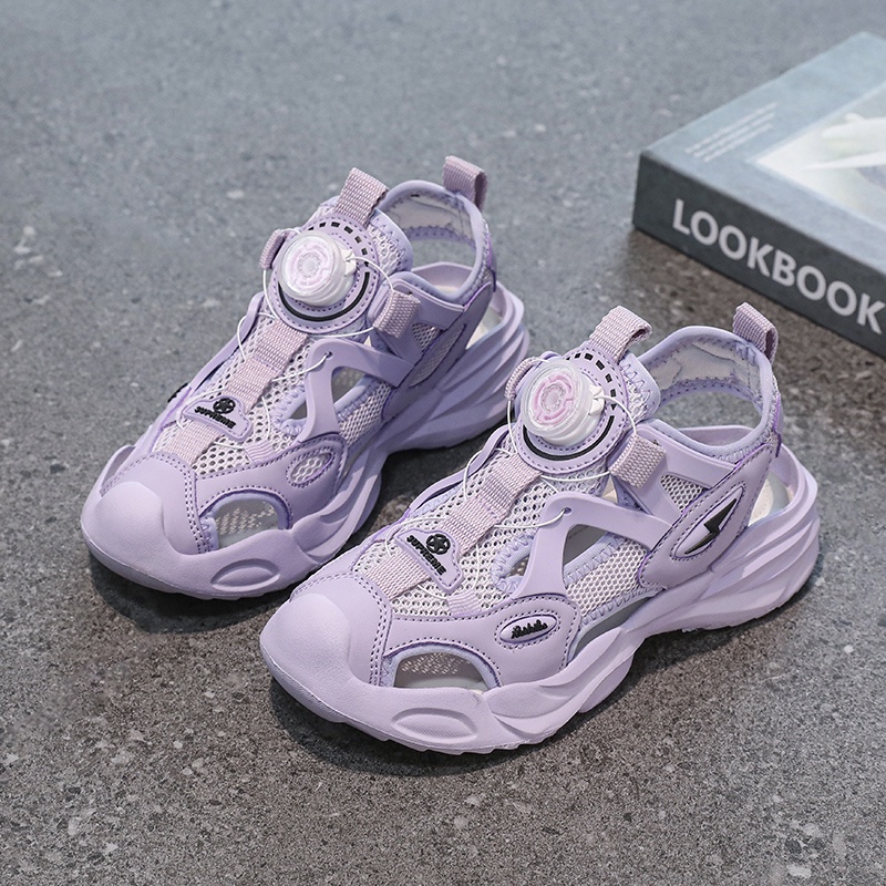 Xăng đan Thể Thao Mùa Hè Chống Trượt Bằng Cao Su Cho Trẻ Em Mới