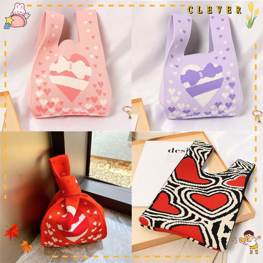 Túi Xách Đeo Vai Đan Len Có Thể Tái Sử Dụng Nhiều Lần