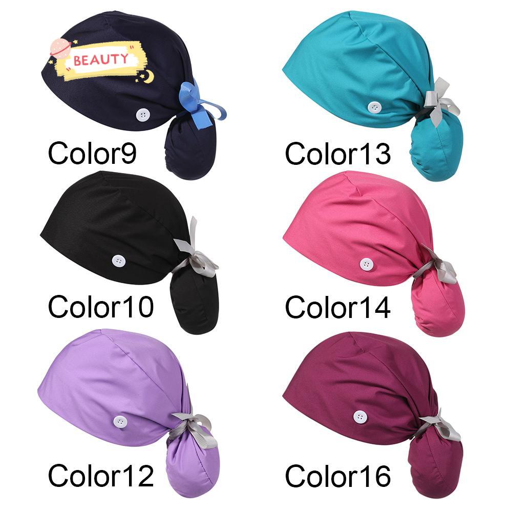 1 Mũ Cotton Cột Tóc Đuôi Ngựa Có Thể Điều Chỉnh Kích Cỡ