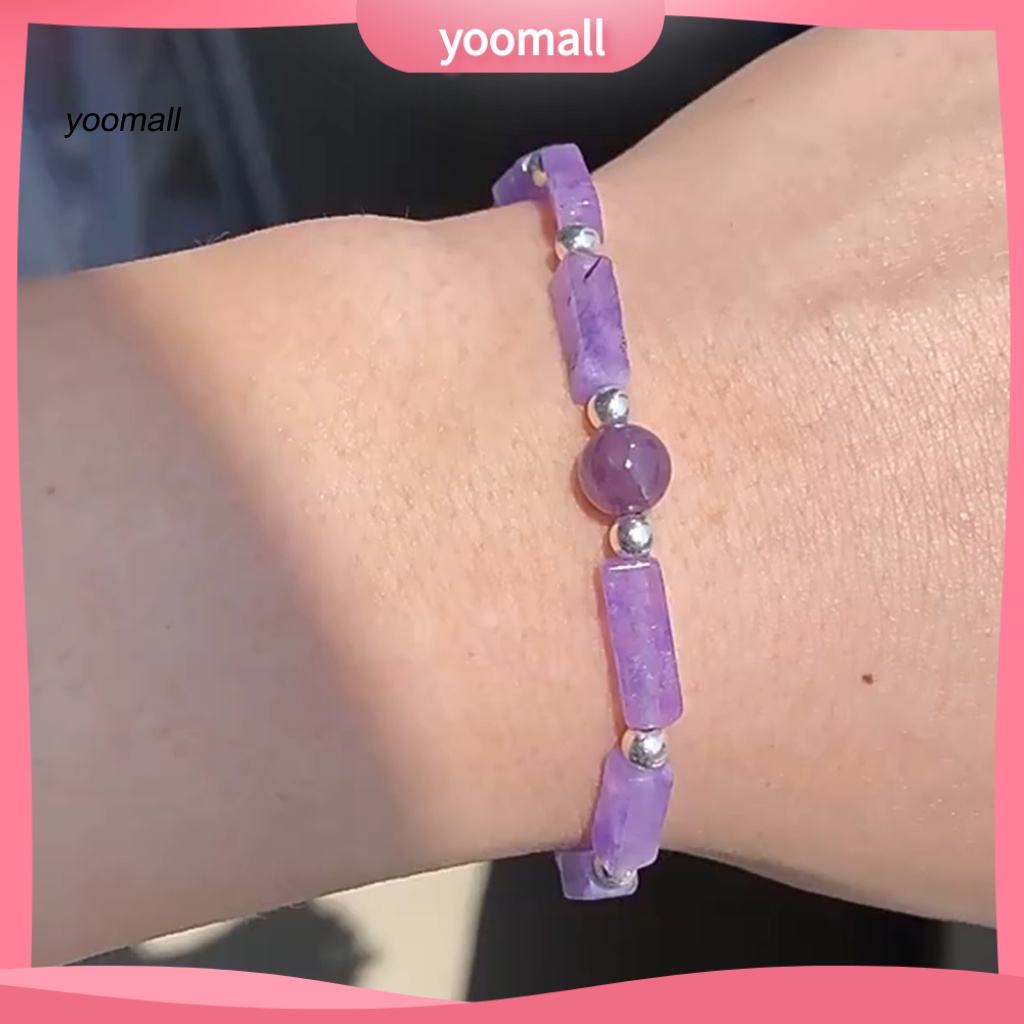Vòng Tay Chuỗi Hạt Đá Tự Nhiên Không Gây Kích Ứng Siêu Nhẹ Thời Trang Cho Cặp Đôi