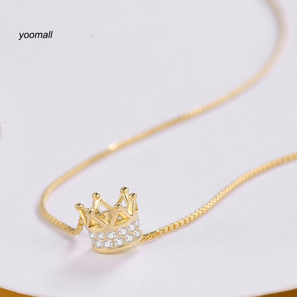 Vòng cổ Mặt Hình Vương Miện Thời Trang Cho Nữ
