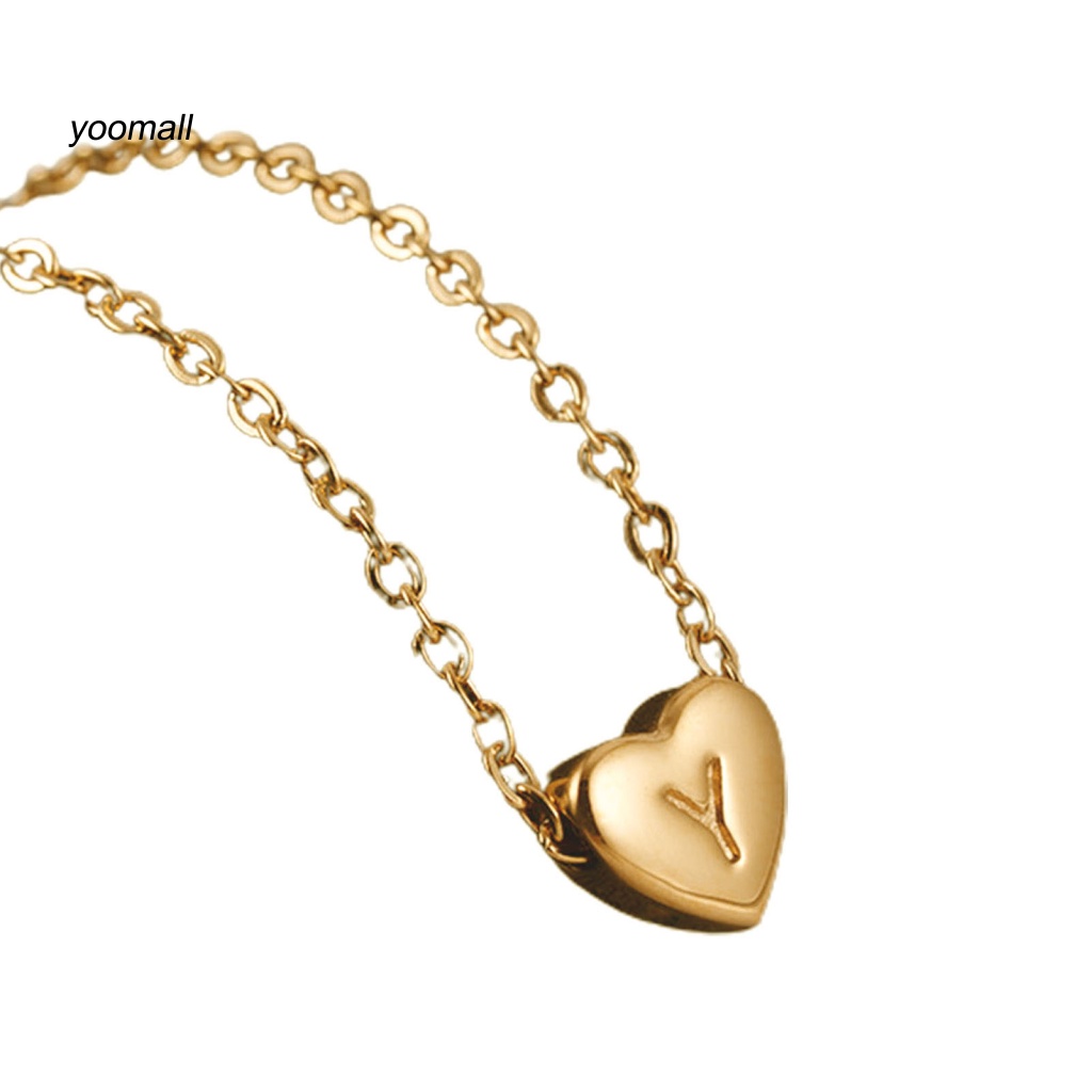 Vòng cổ Mạ Điện Mặt Chữ O Đơn Giản Cho Nữ