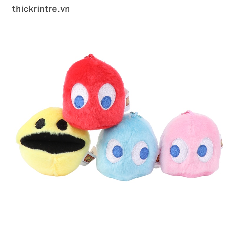 Móc Khóa Hình Búp Bê Nhồi Bông PacMan Đáng Yêu