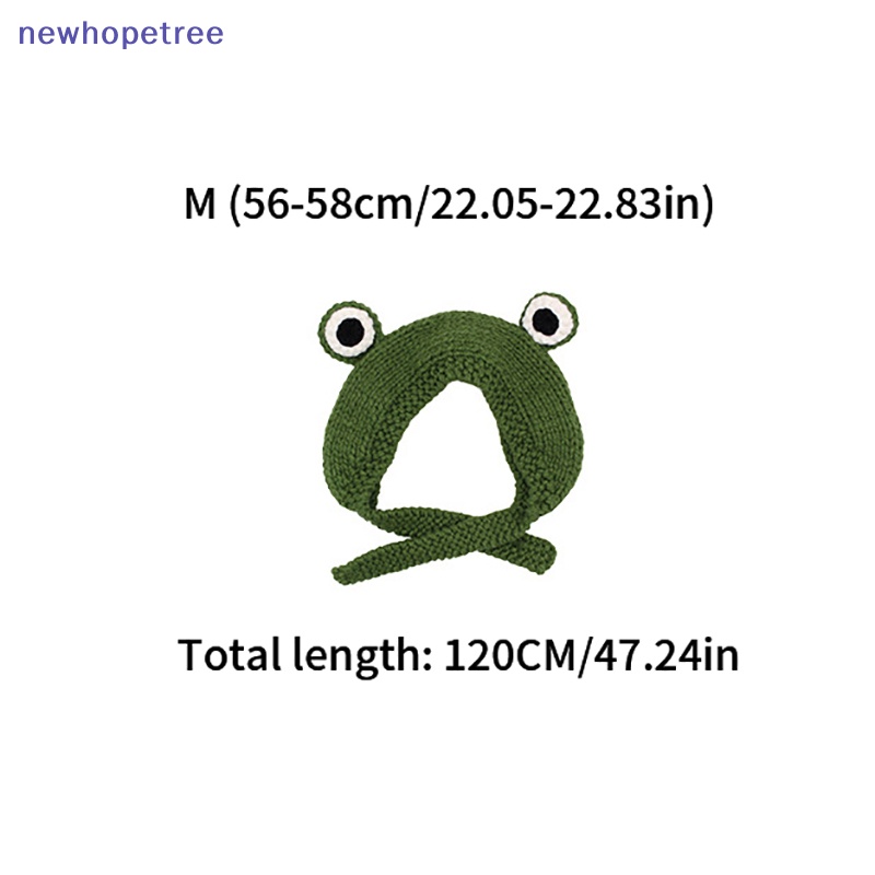 Nón Len Kết Hình Ếch Dễ Thương Cho Nam Và Nữ