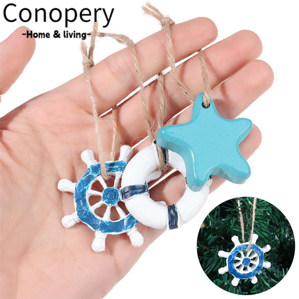 CONOPERY Phụ Kiện Treo Trang Trí Mồi Câu Cá Phong Cách Địa Trung Hải Độc Đáo