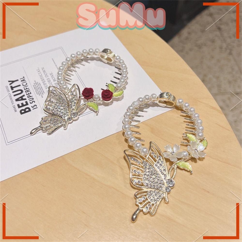 Kẹp Tóc Kim Loại Thanh Lịch|Kẹp Tóc Thiết Kế Xinh Xắn Thời Trang