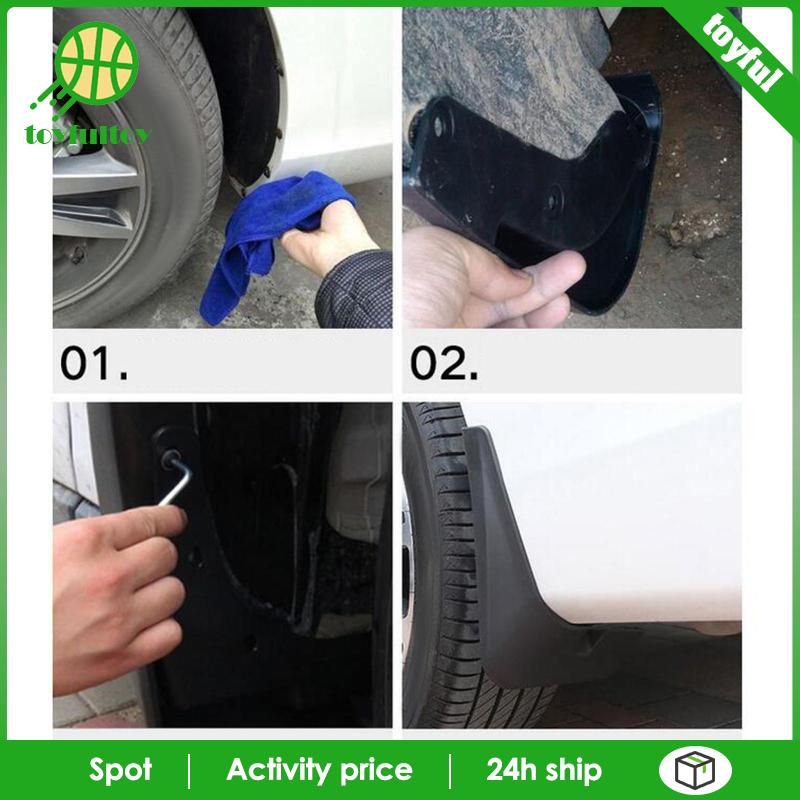 Set 4 Tấm Chắn Bùn Bánh Xe Dành Cho Kicks 2017-2023