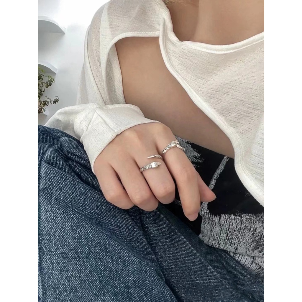 Nhẫn Hình Rắn Thời Trang Cá Tính Dành Cho Nữ