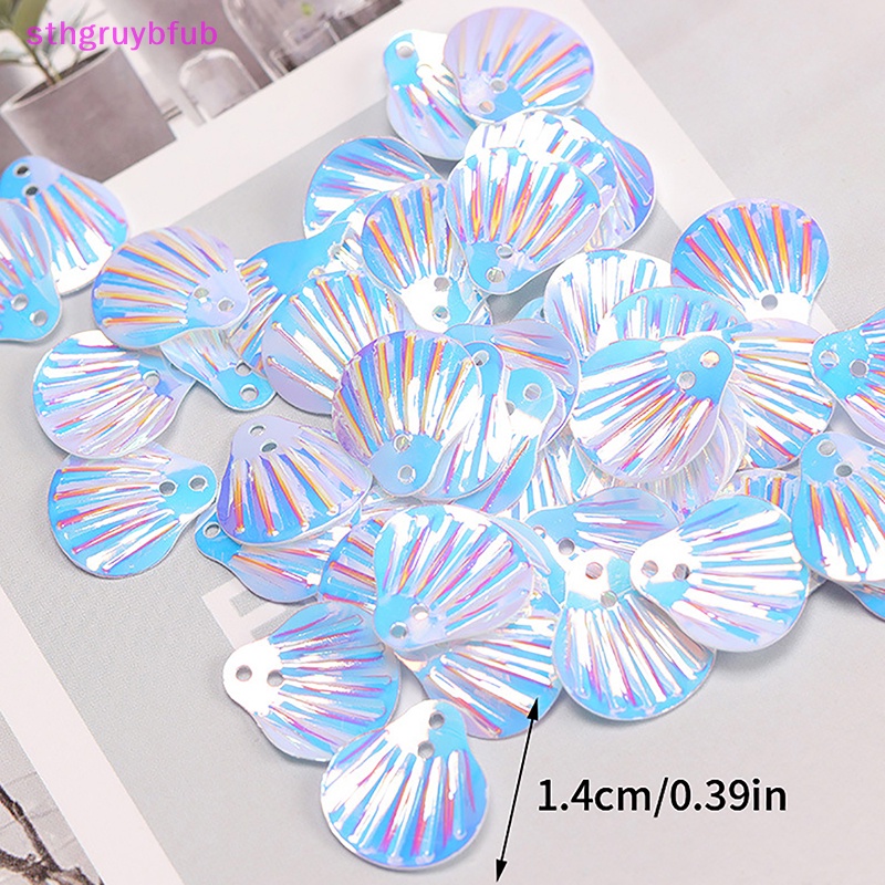 1 Túi Hạt Kim Sa Hình Vỏ Sò / Vảy Cá Trang Điểm Mắt