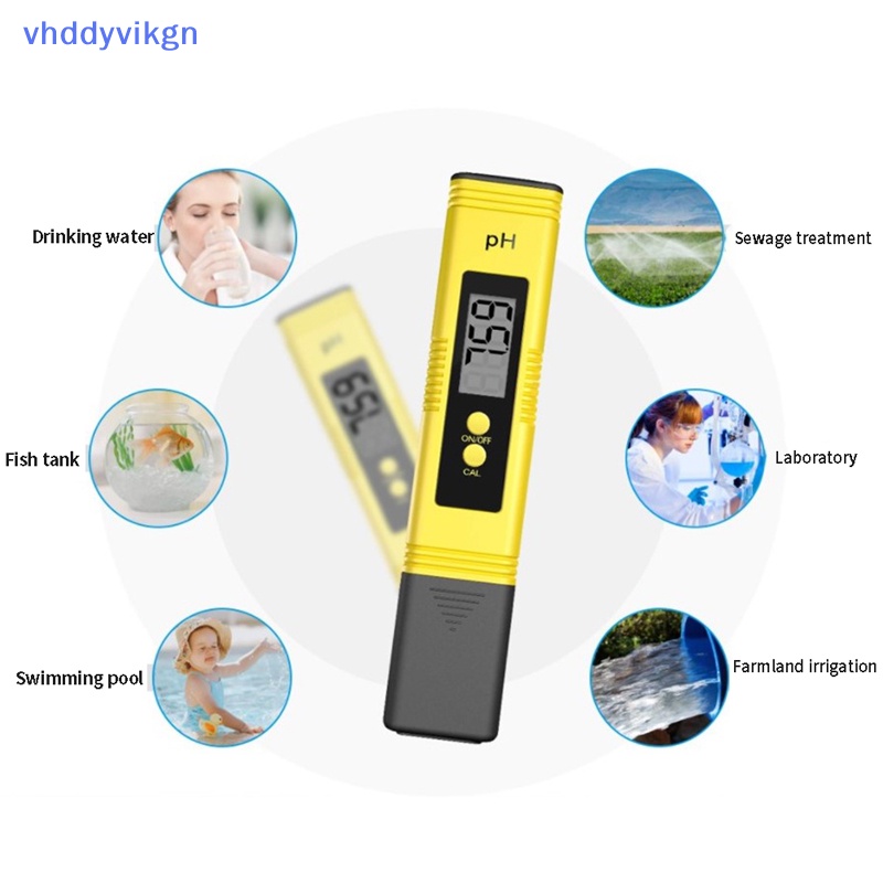 Máy Đo Độ PH Kỹ Thuật Số Độ Chính Xác Cao Có Màn Hình LCD