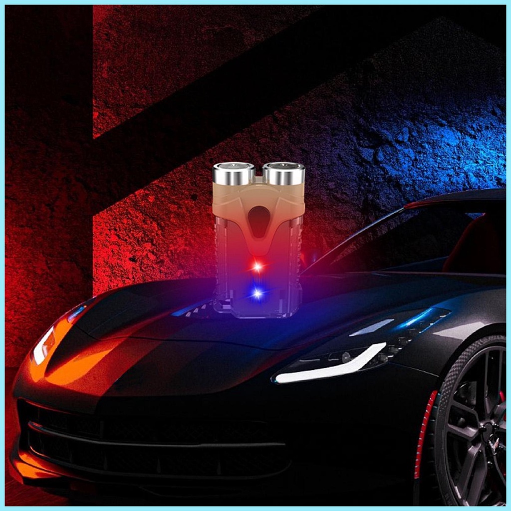 Móc Khóa Đèn Pin LED Mini Edcs Cầm Tay Có Thể Sạc Lại