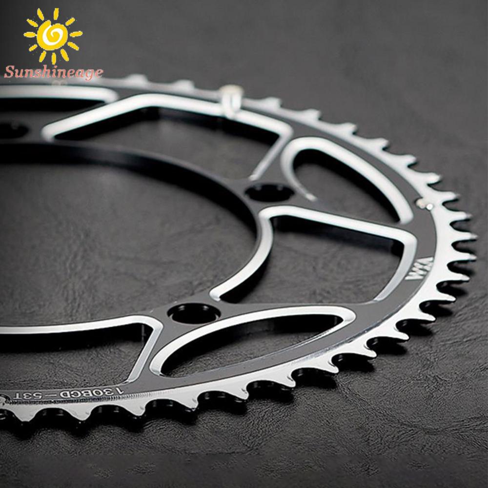 Đĩa Xích Xe Đạp 39T / 53T Bằng Hợp Kim Nhôm CNC