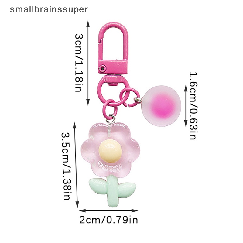 Móc Khóa Nhỏ Nhắn Hình Hoa Nhiều Màu Sắc Dễ Thương Dành Cho Nữ SBS