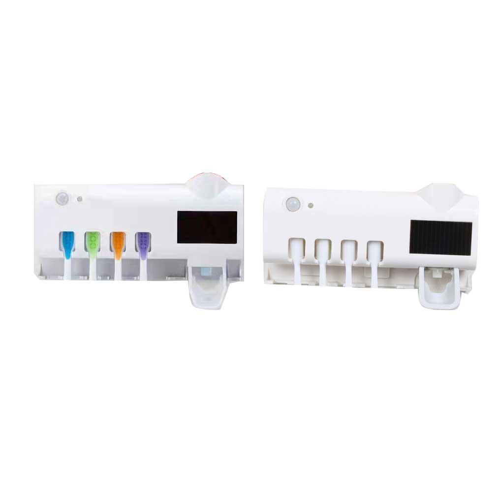 Giá Đỡ Bàn Chải Đánh Răng Bằng ABS Sạc Pin USB Chống Bụi Tiện Dụng