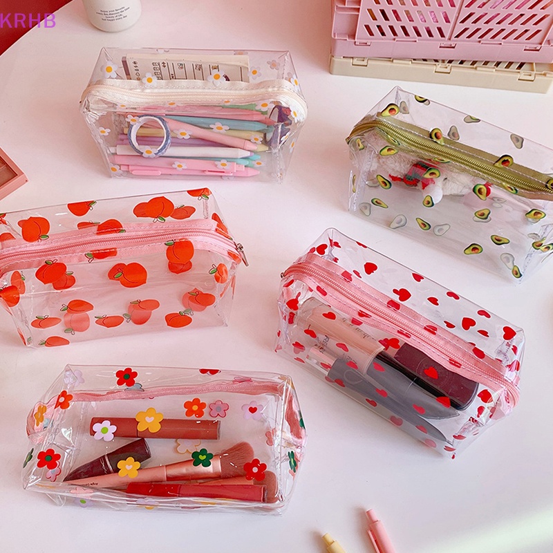 Túi Đựng Bút Bằng PVC Trong Suốt Chống Nước KRHB Mới